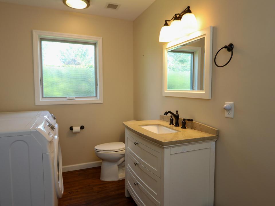 Half Bathroom/Laundry Room