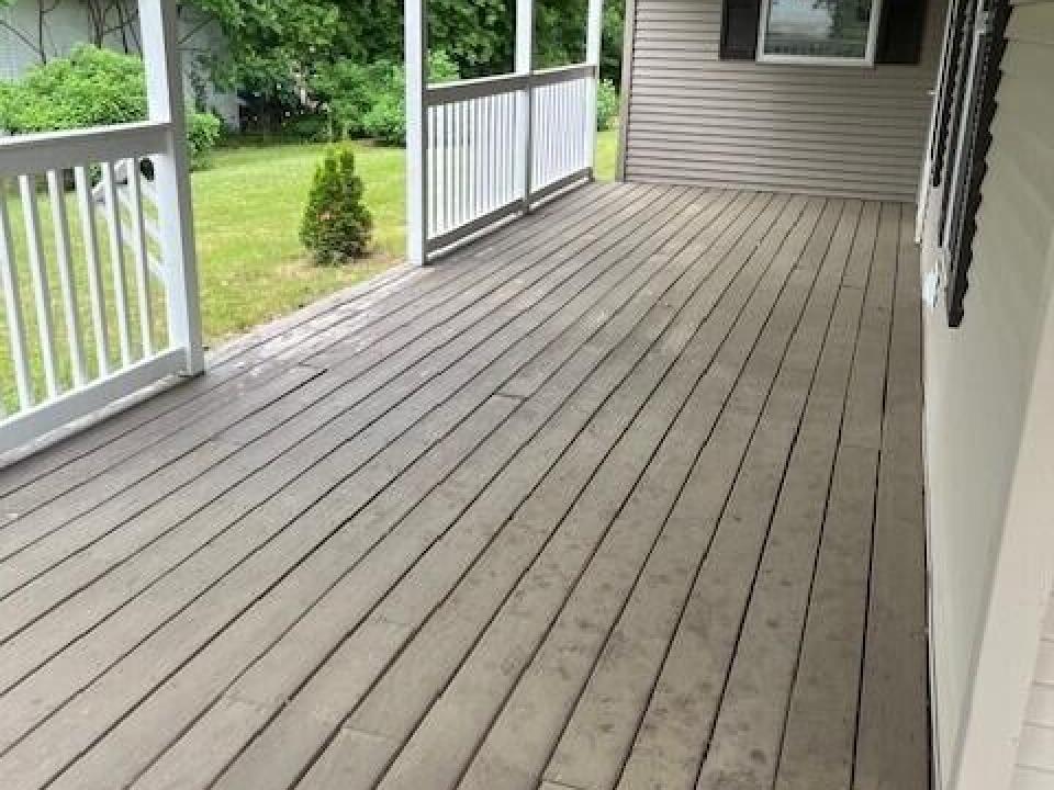 Wraparound porch