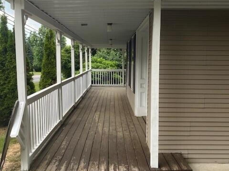 Wraparound porch