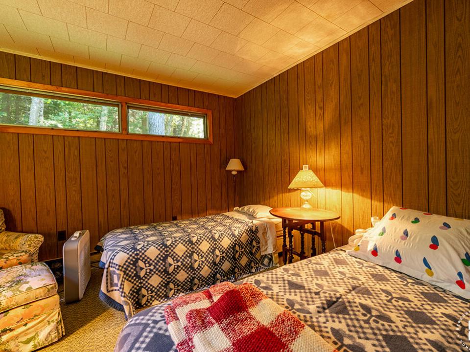 AdkCompoundOnUpperSaranac_Garage_Bedroom