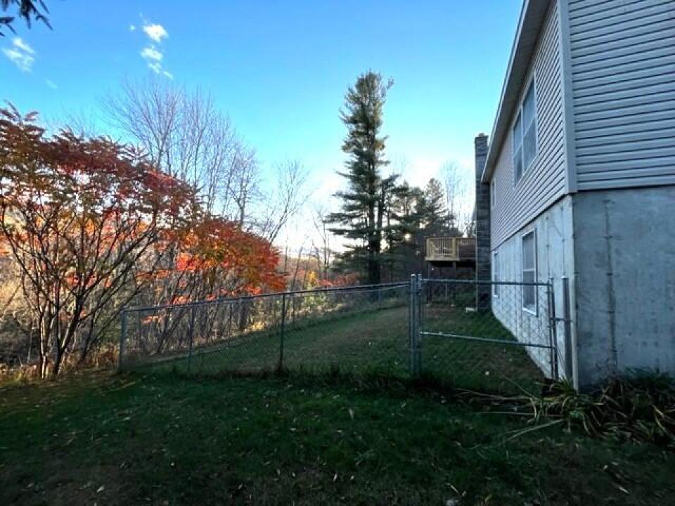 Fencing in yard