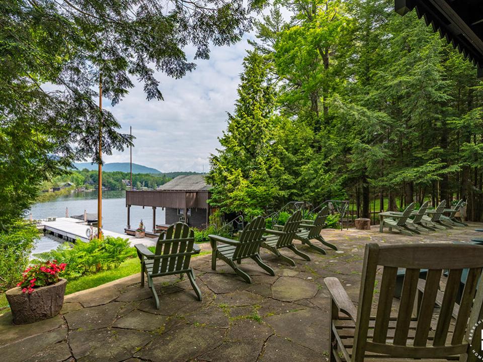 AdirondackHomeOnVictorHerbert_Patio_Lake
