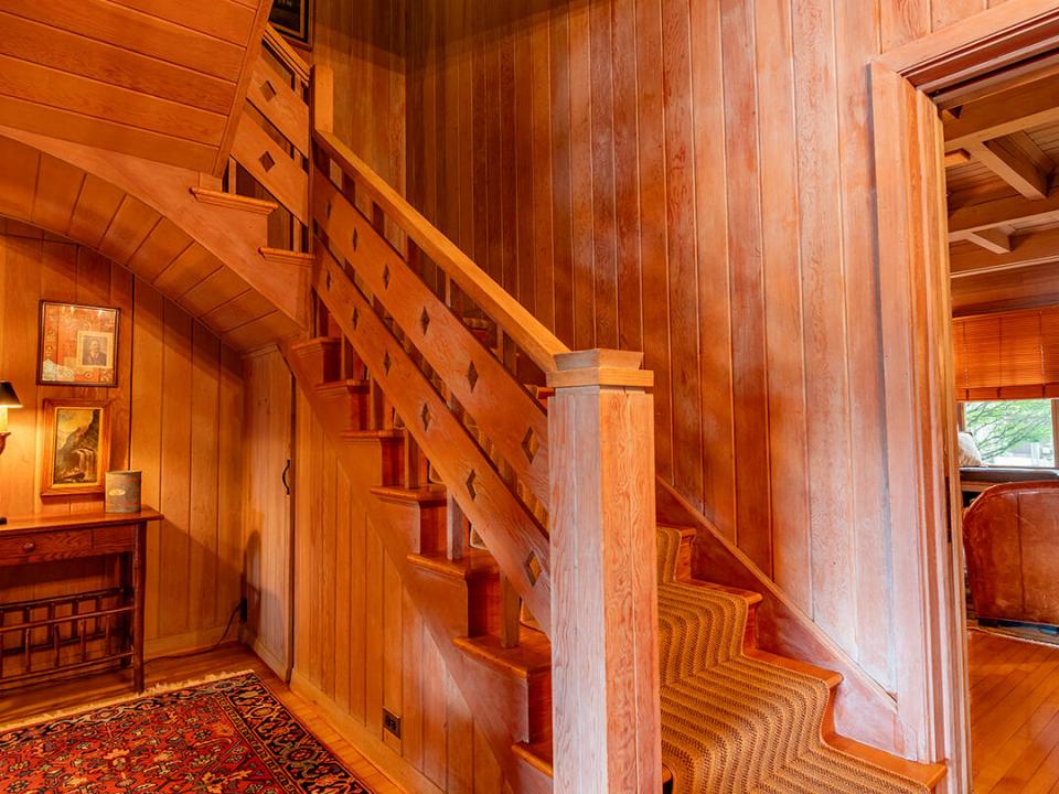 AdirondackHomeOnVictorHerbert_Stairway