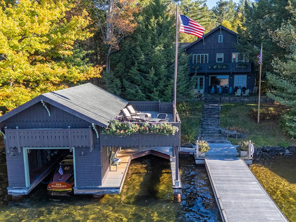 AdirondackHomeOnLP_Fall_A_Boathouse_Exte