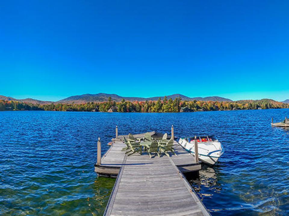AdirondackHomeOnLP_Fall_A_Dock_Pano