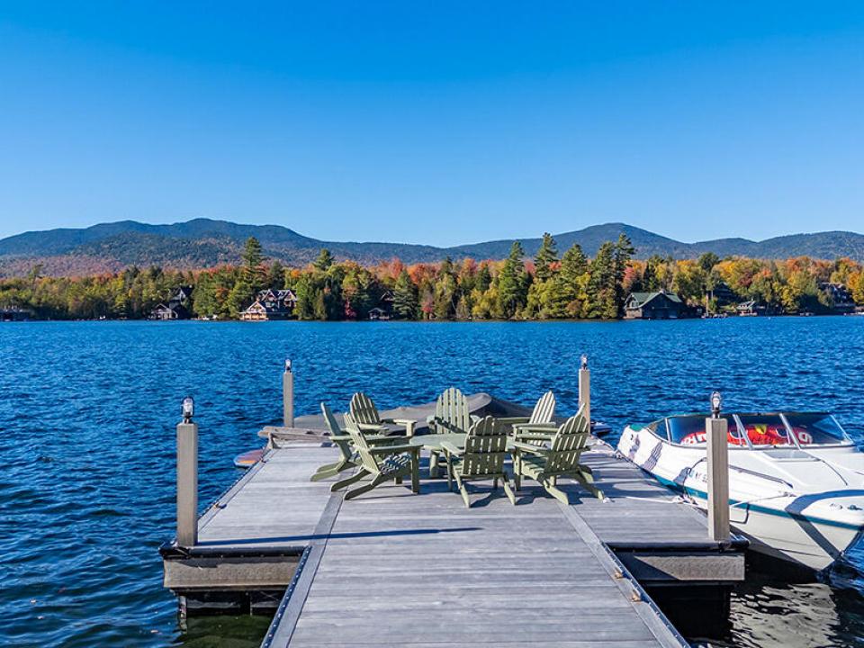 AdirondackHomeOnLP_Fall_A_Dock