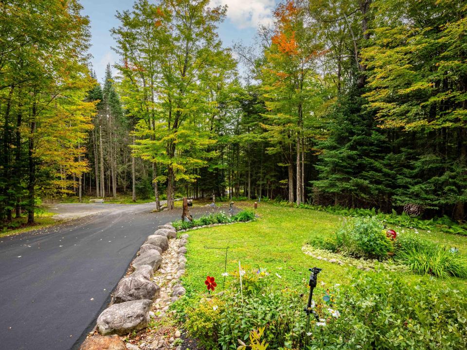 Landscaped Driveway