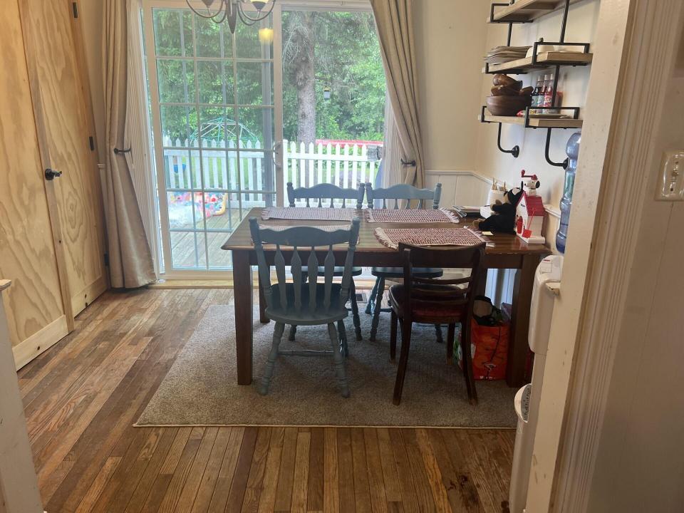 Dining area from kitchen