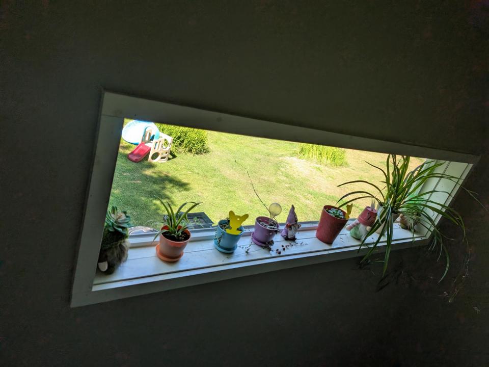 stairway window