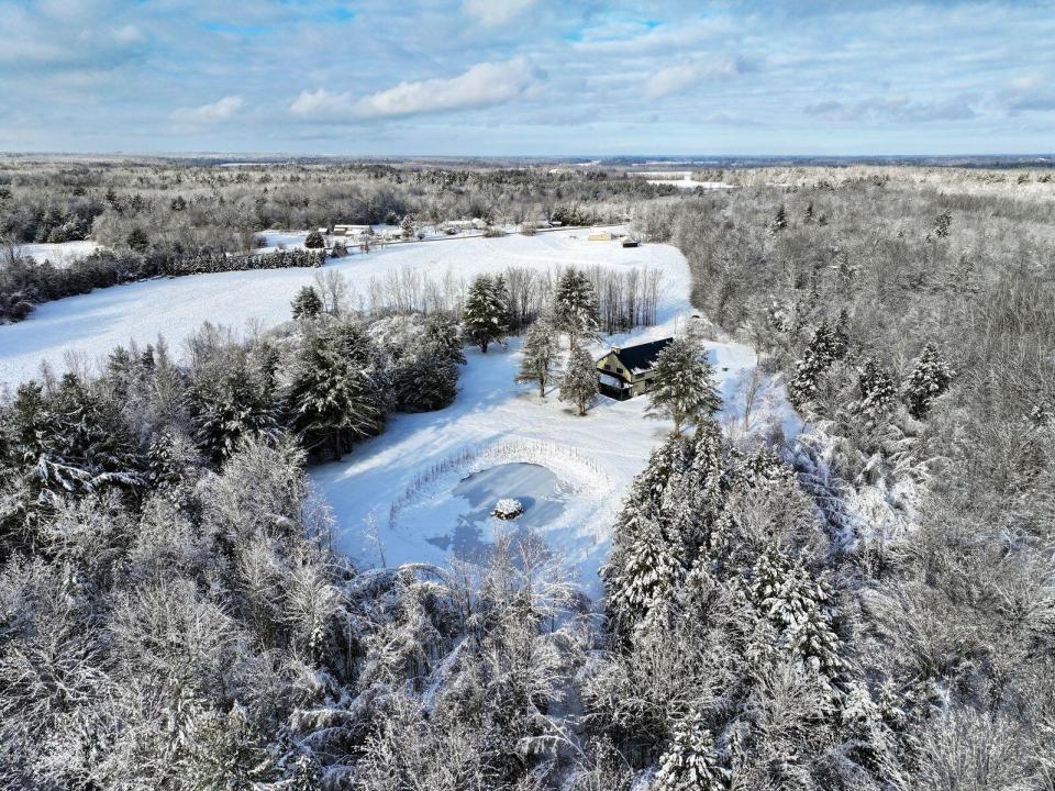 Winter Drone View