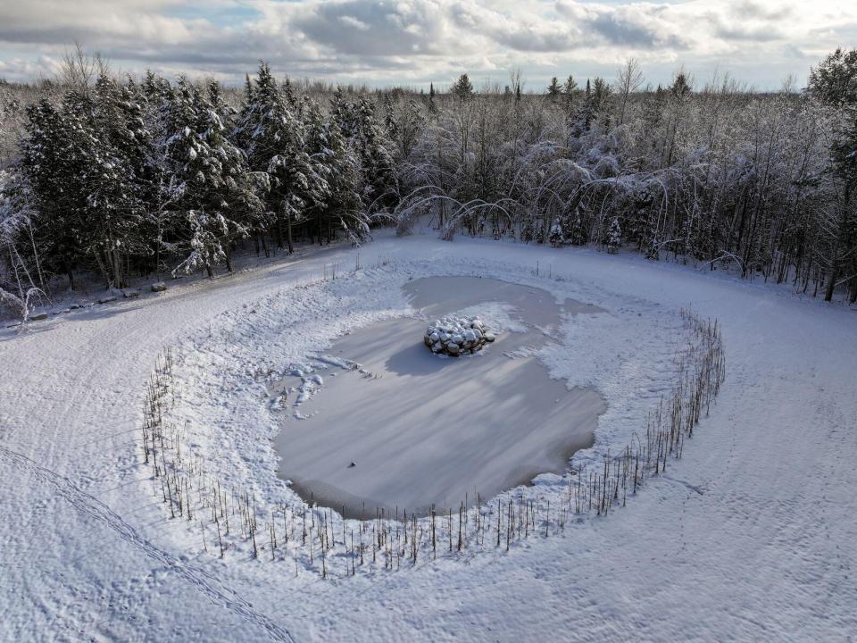 Winter Pond View