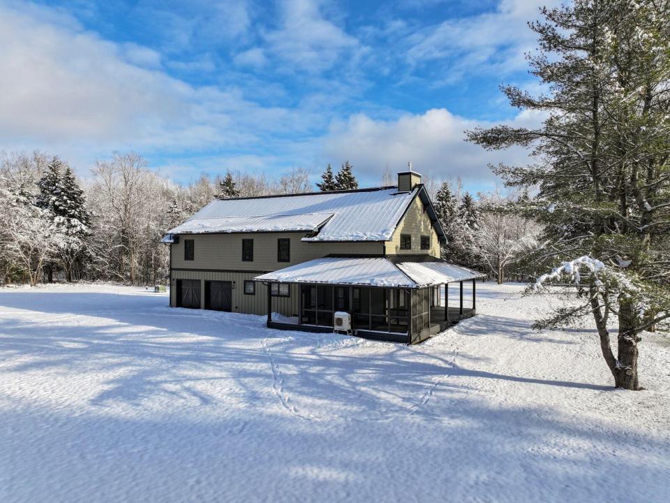 Winter Front of Home
