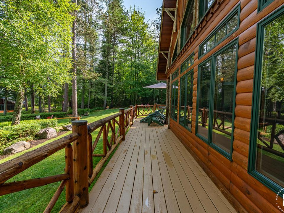 AdirondackHomeOnRainbowLake_Deck_Front