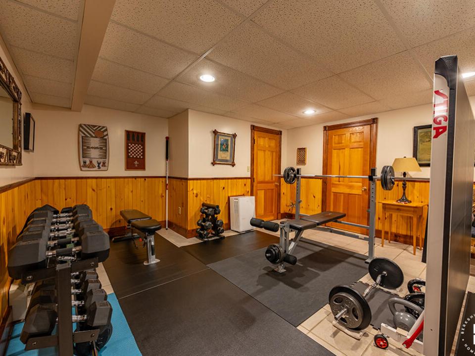 AdirondackHomeOnRainbowLake_Gym