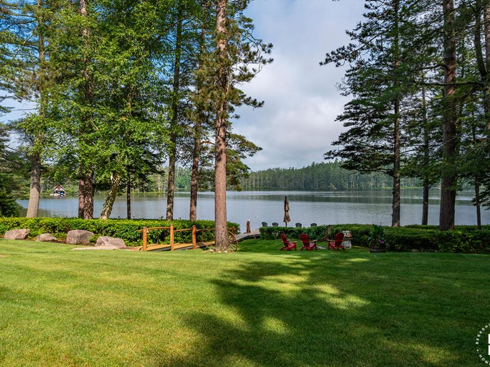 AdirondackHomeOnRainbowLake_Yard_Lake