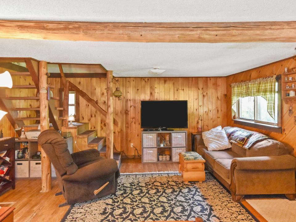 Station Street Chalet Living Room