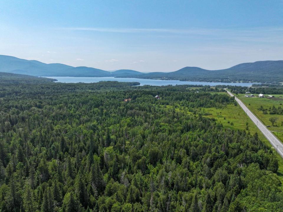 Chazy Lake in the Distance