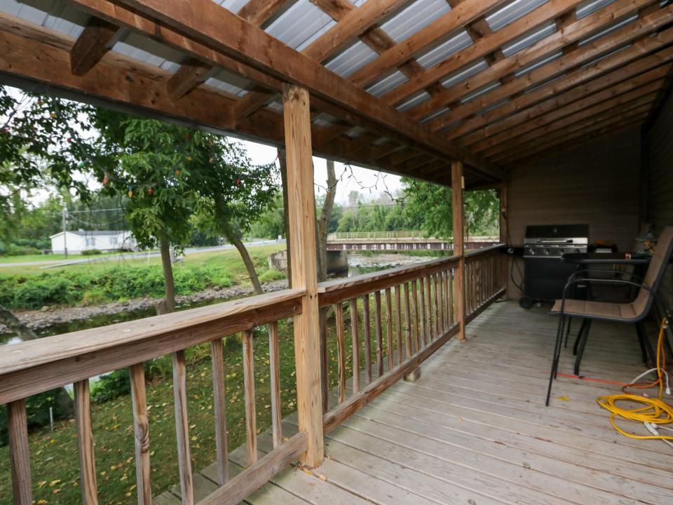 Covered Back Deck