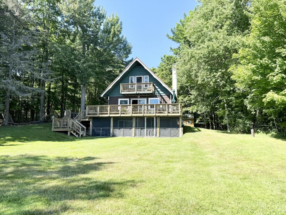 Back view of home