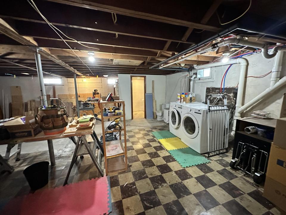 Unfinsihed Basement/Workshop