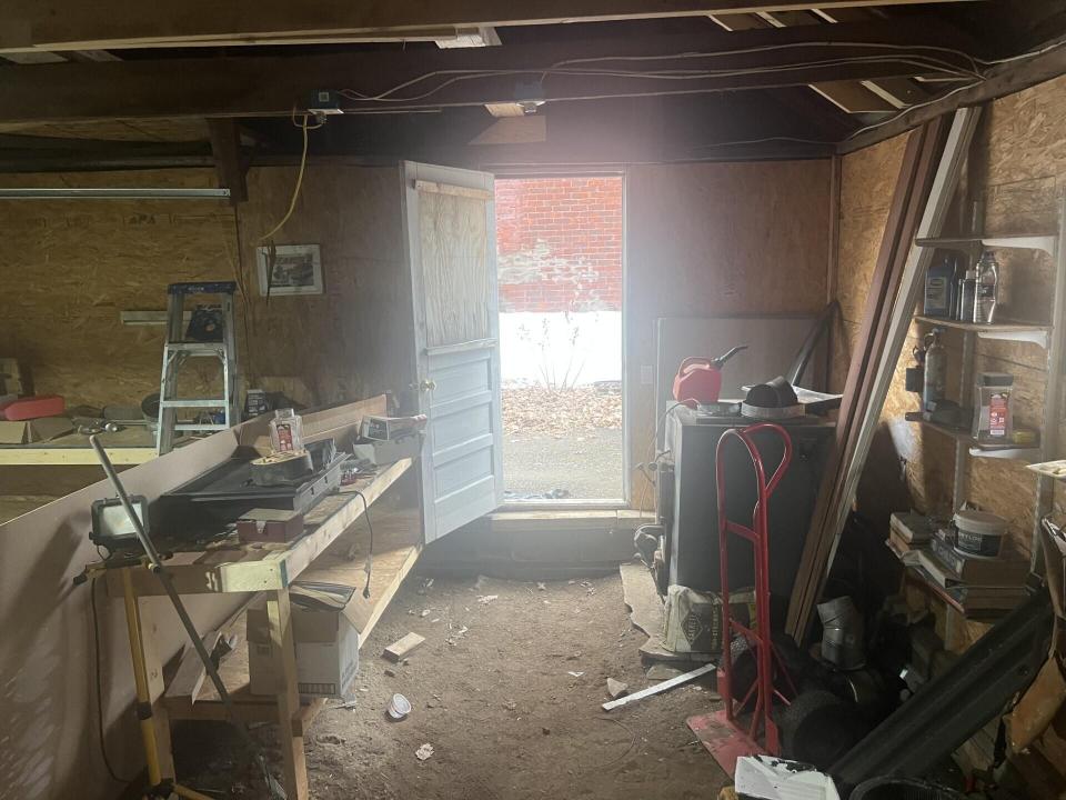 Door into and out of for Garage