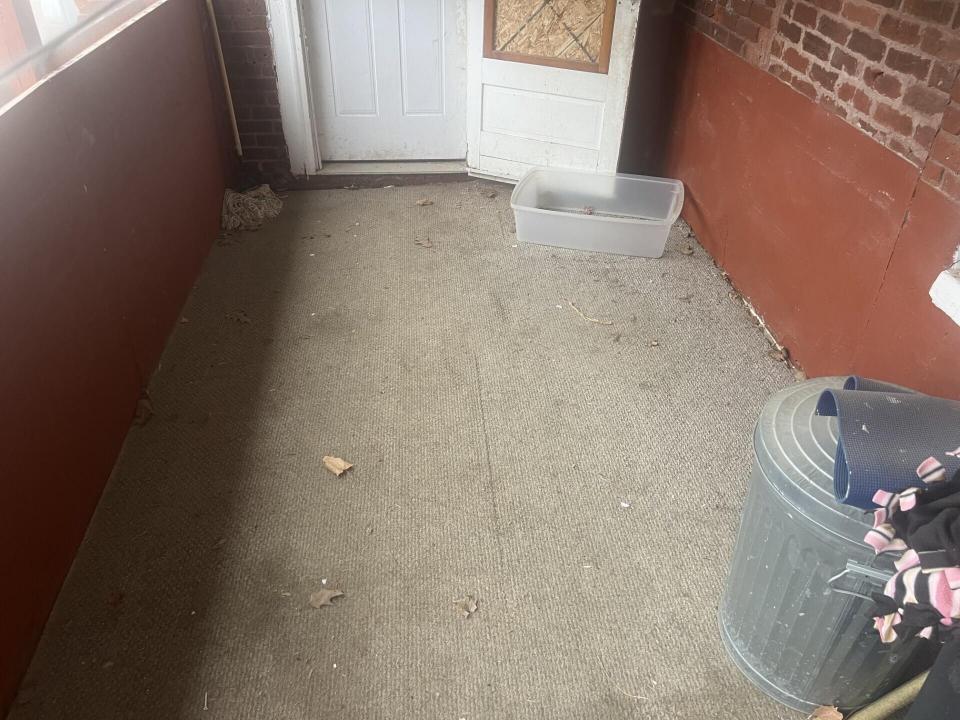 Floor of Screened Porch
