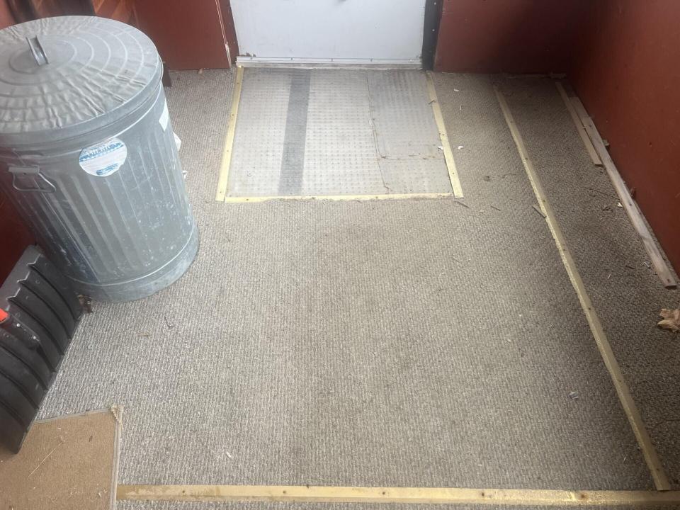 Floor of Screened Porch