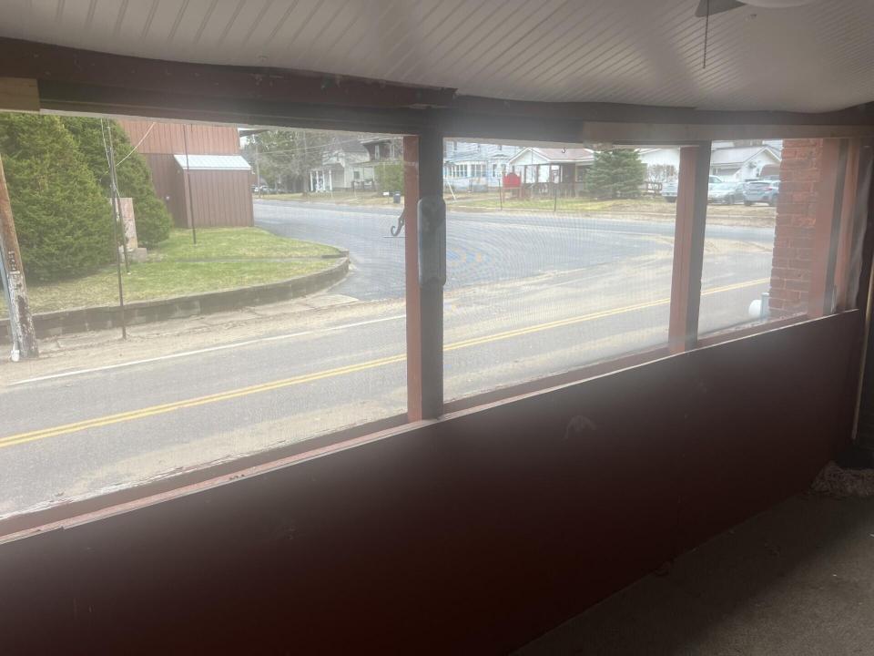 Screened Porch Looking Out 2