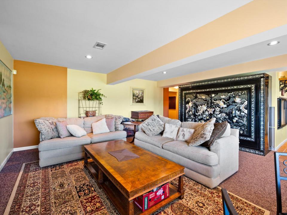 basement living room