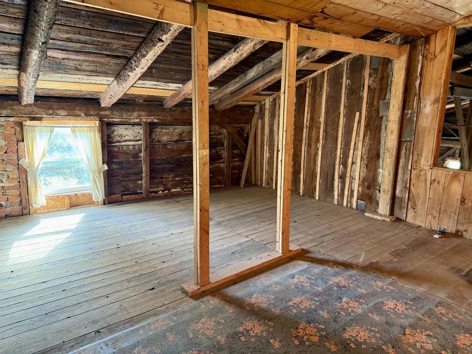 Unfinished storage area