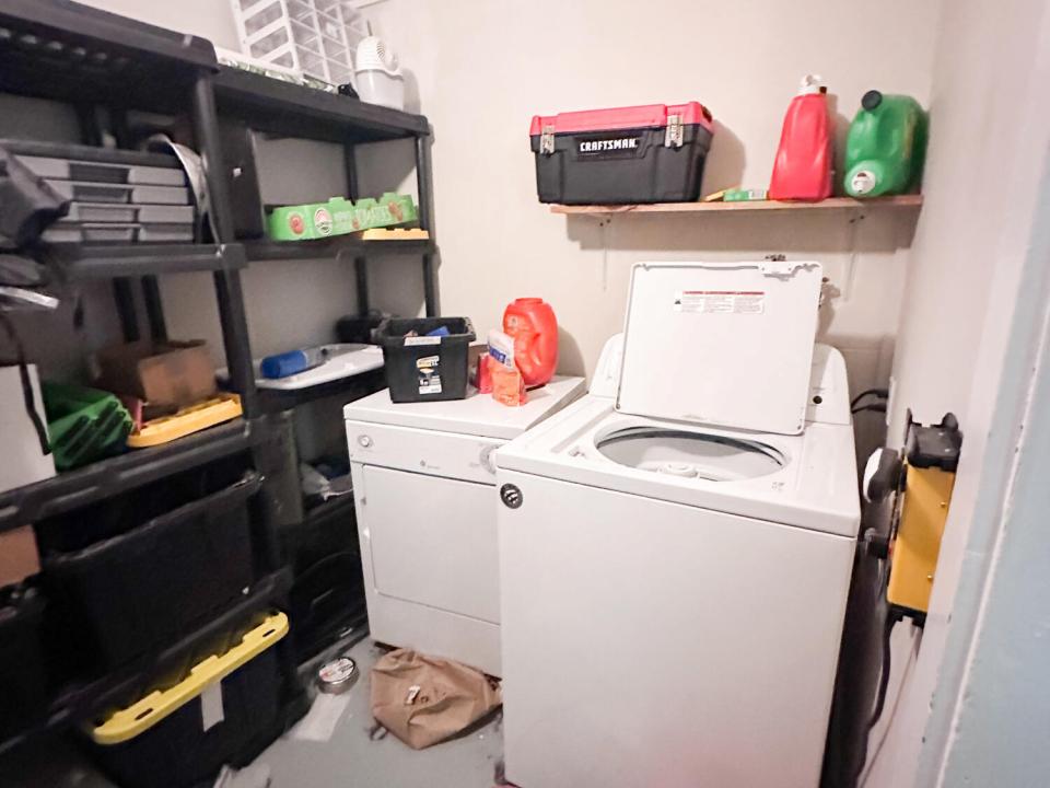 Laundry Area Downstairs Unit