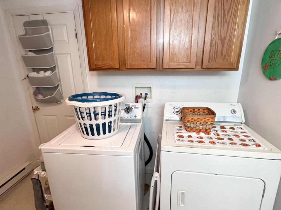 Laundry in Bathroom Upstairs