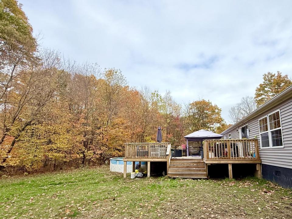 Deck and pool