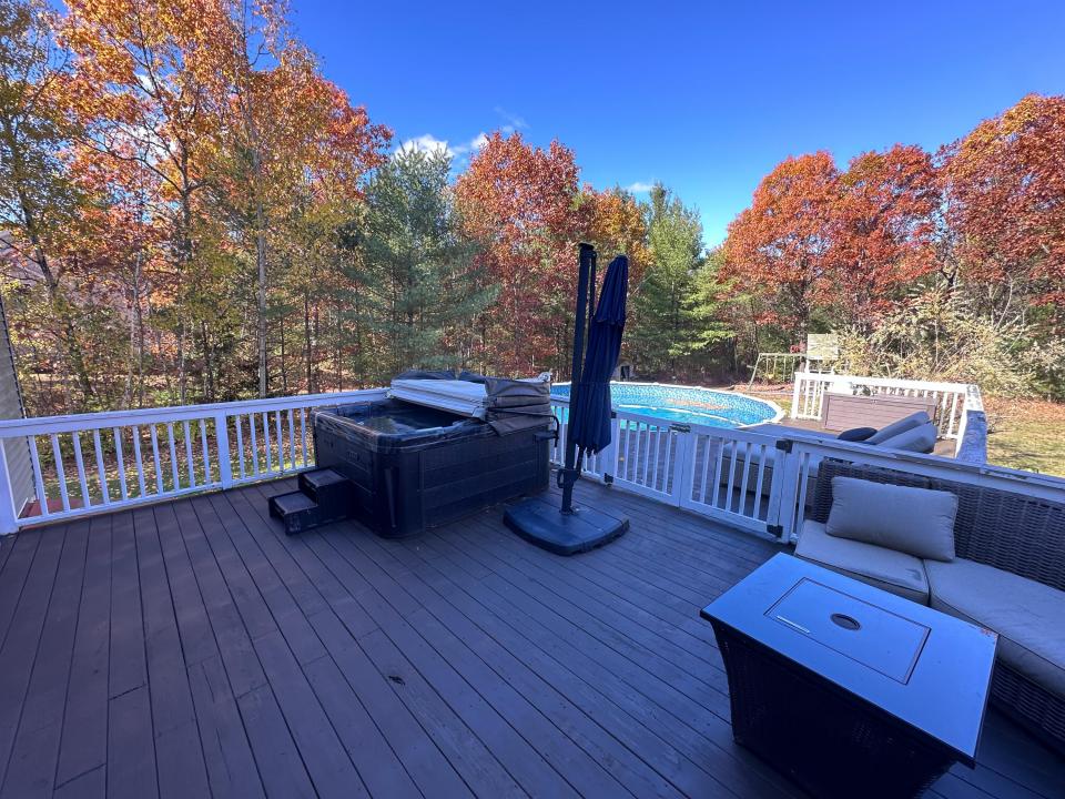 Back Deck and Hot Tub Back Deck and Hot Tub
