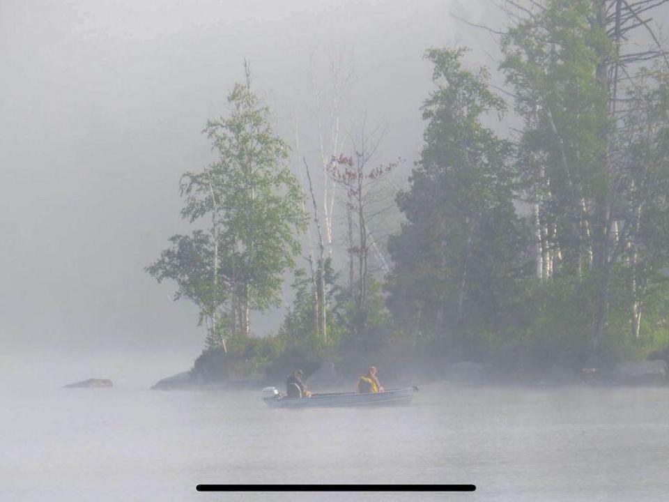 Fishing on Lake Colby