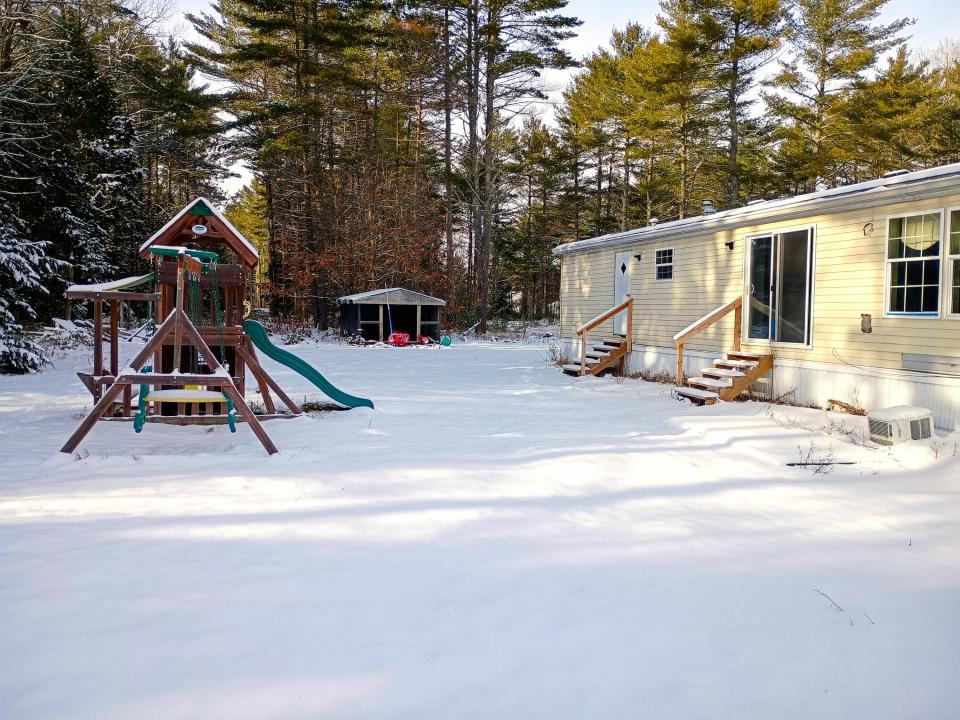 1624 County Route 10 back yard and shed