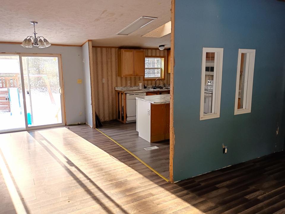 1624 County Route 10 living room and din