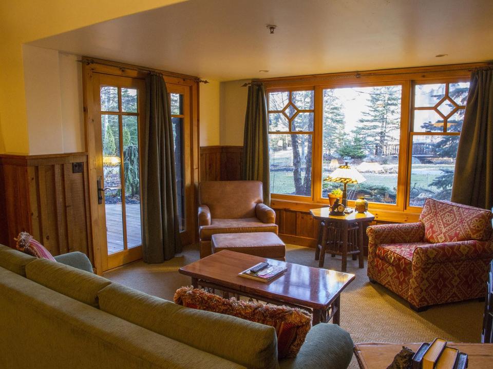 winter view from living room