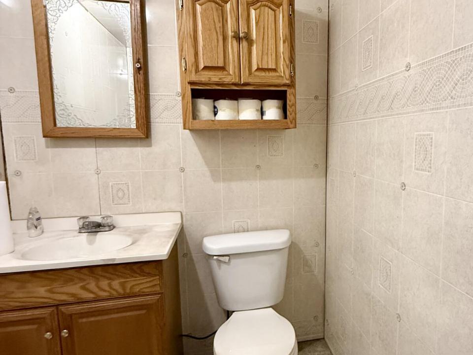 Garage bathroom