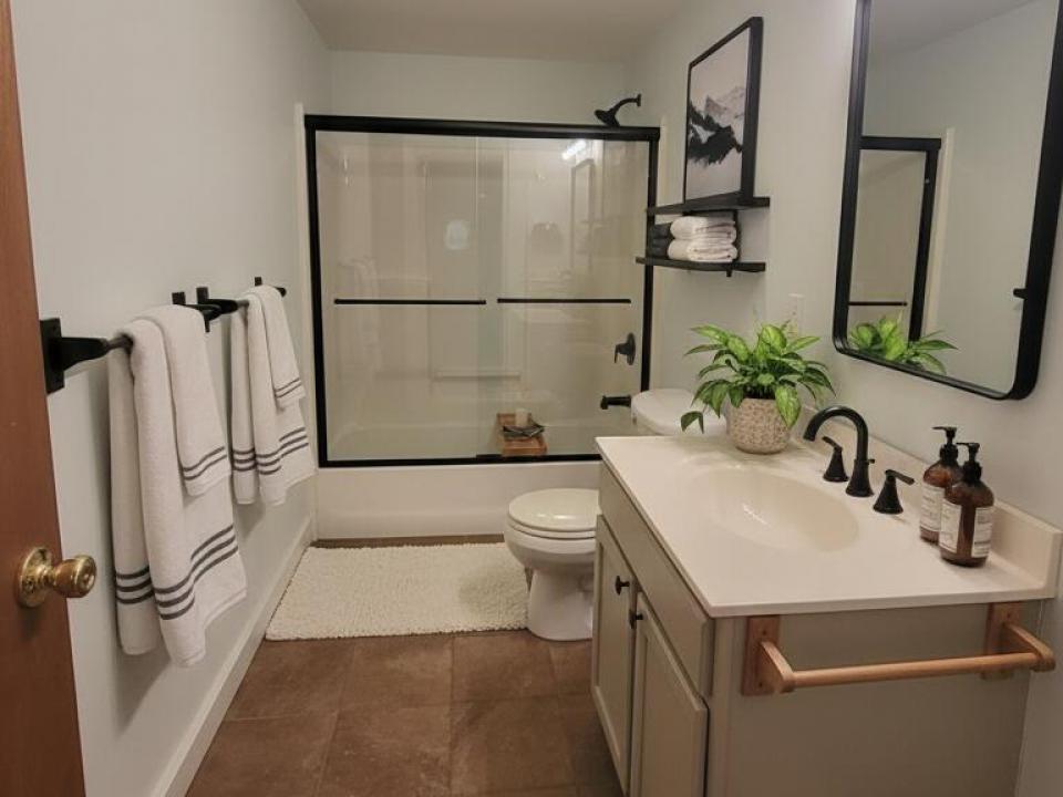 2nd Bathroom Virtually Staged