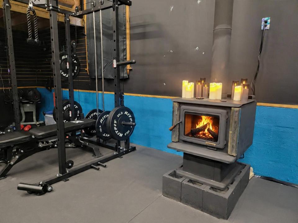 Wood Burning Fireplace