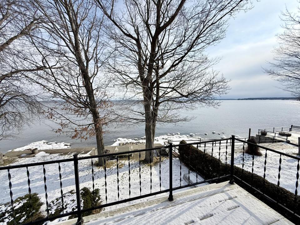 Balcony off primary bedroom