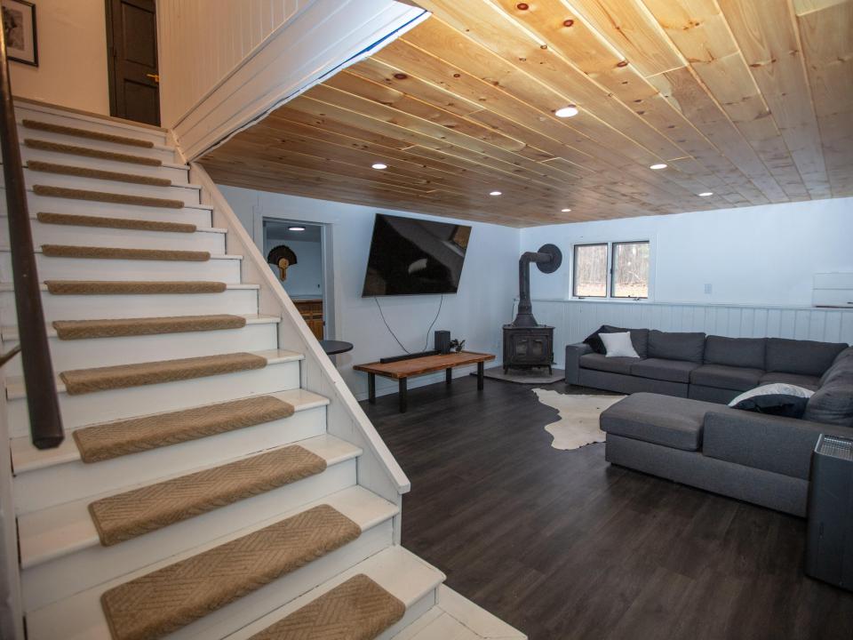 Stairs to Basement/Den