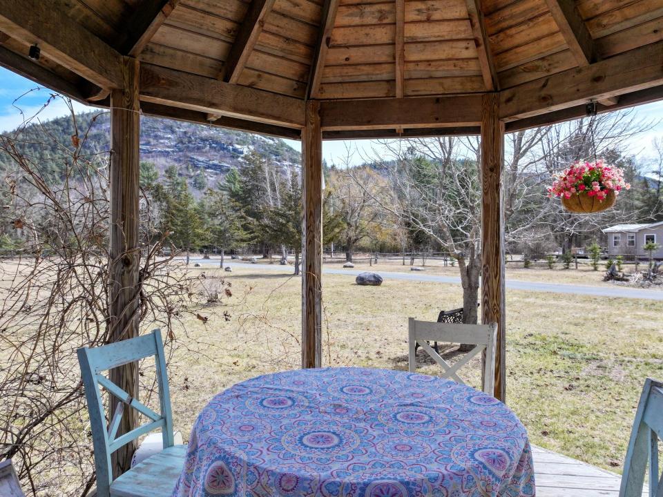 Front Porch with Gazebo-Style Cover