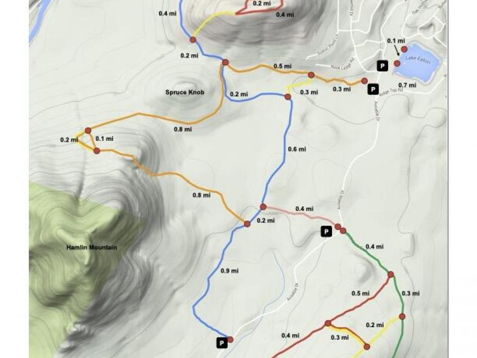 Ausable Acres Trail Map