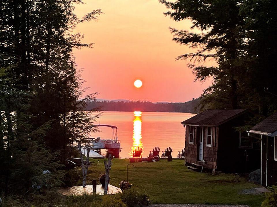 CampSummerBreezeOnUpperSaranac_O_Sunset_