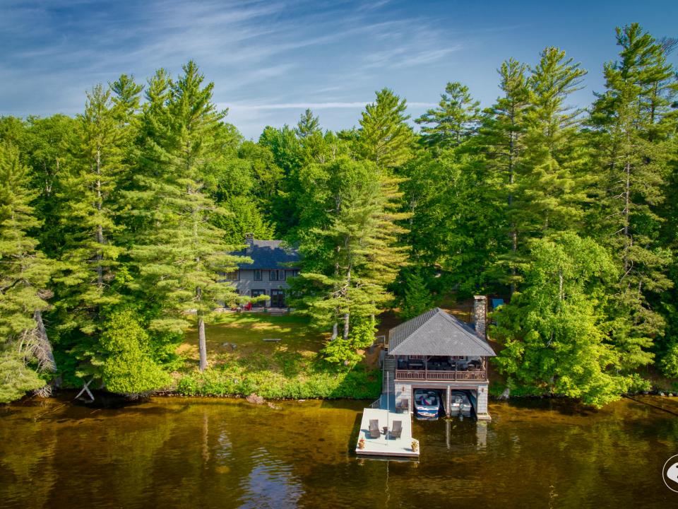Aerial of Boathouse