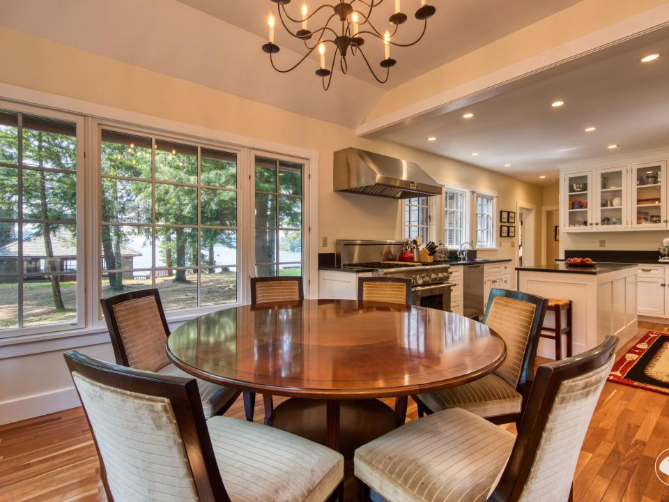 Dining Area Looking Towards Lake