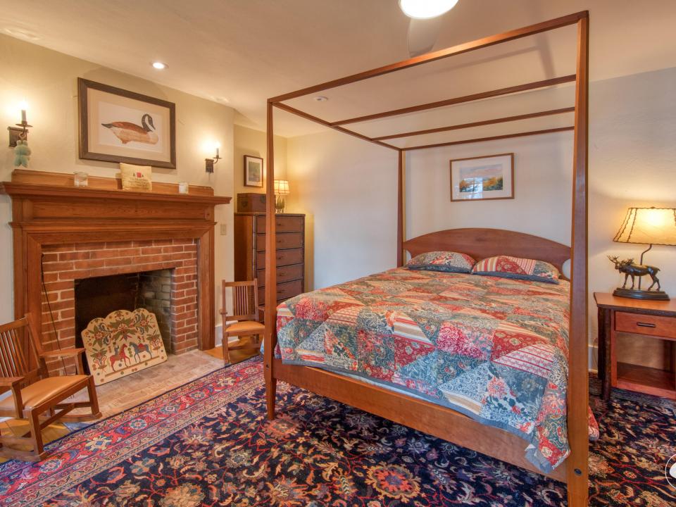 Primary Bedroom with Fireplace