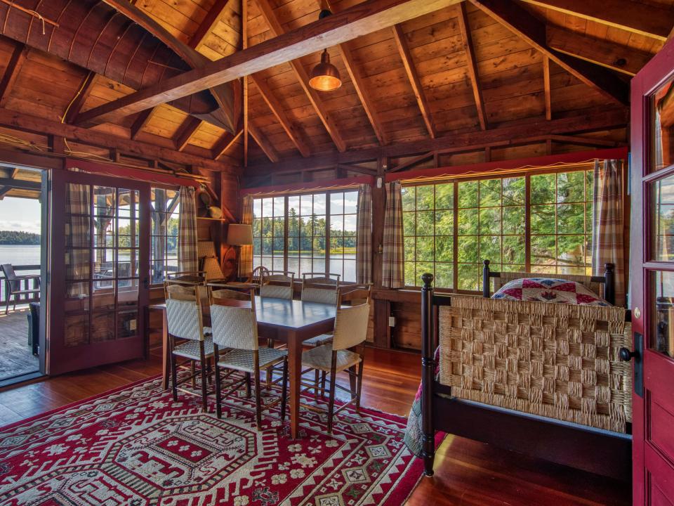 Interior Boathouse with Bed